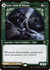 Jorn, God of Winter // Kaldring, the Rimestaff (Showcase) [Kaldheim] | Silver Goblin