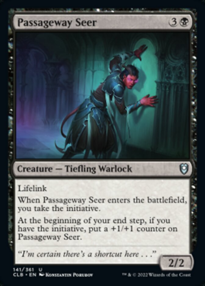 Passageway Seer [Commander Legends: Battle for Baldur's Gate] | Silver Goblin