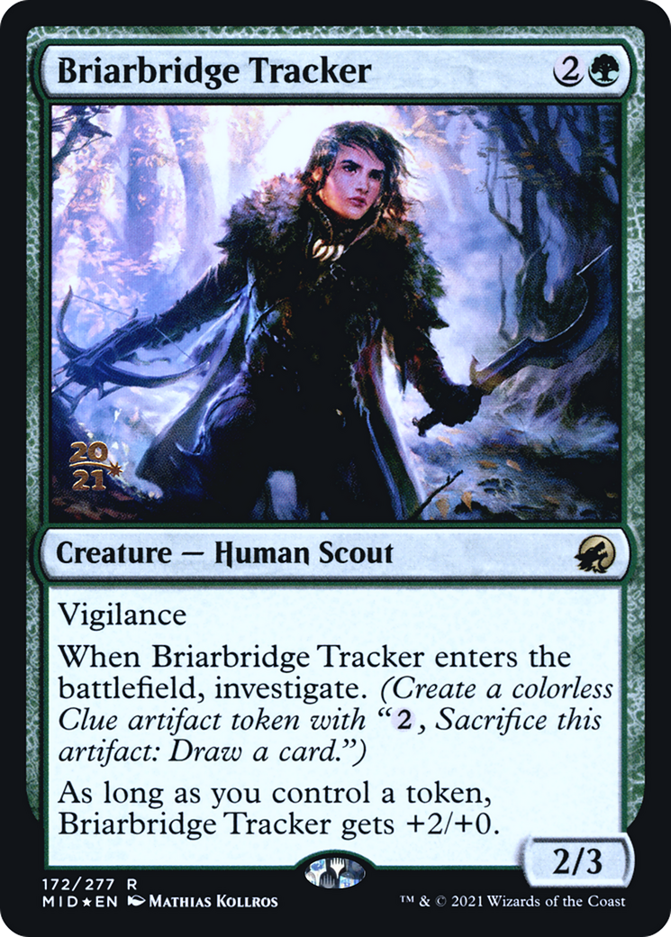 Briarbridge Tracker [Innistrad: Midnight Hunt Prerelease Promos] | Silver Goblin