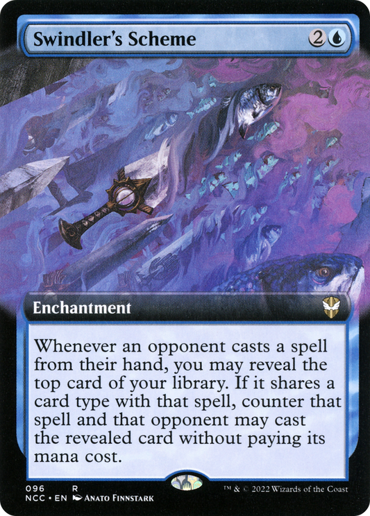 Swindler's Scheme (Extended Art) [Streets of New Capenna Commander] Foil