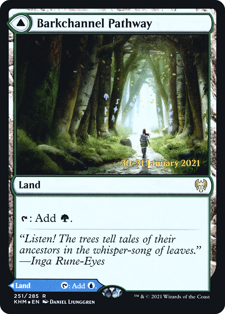 Barkchannel Pathway // Tidechannel Pathway [Kaldheim Prerelease Promos] | Silver Goblin