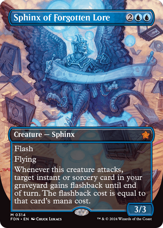 Sphinx of Forgotten Lore(Borderless) (314)