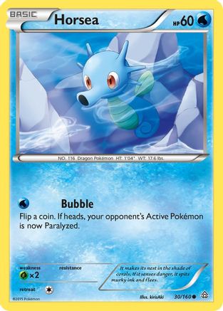 Horsea (30/160) [XY: Primal Clash] | Silver Goblin