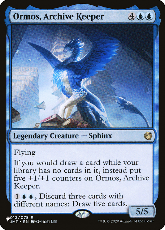 Ormos, Archive Keeper [The List]