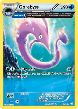 Gorebyss (Alpha) (52) Reverse Holofoil - XY  Primal Clash