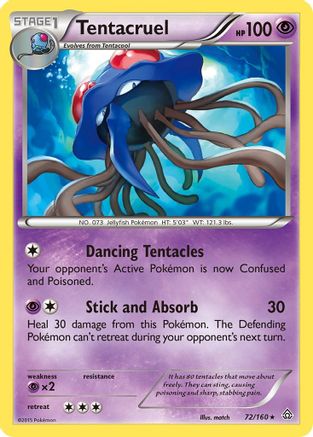 Tentacruel (72/160) [XY: Primal Clash] | Silver Goblin