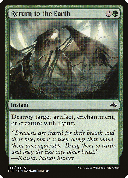 Return to the Earth [Fate Reforged]