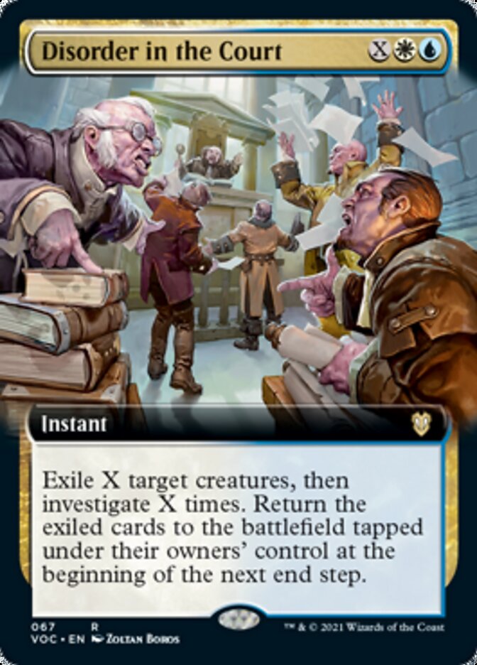 Disorder in the Court (Extended Art) [Innistrad: Crimson Vow Commander] | Silver Goblin