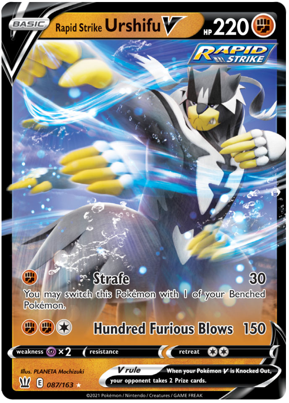 Rapid Strike Urshifu V (087/163) [Sword & Shield: Battle Styles] | Silver Goblin