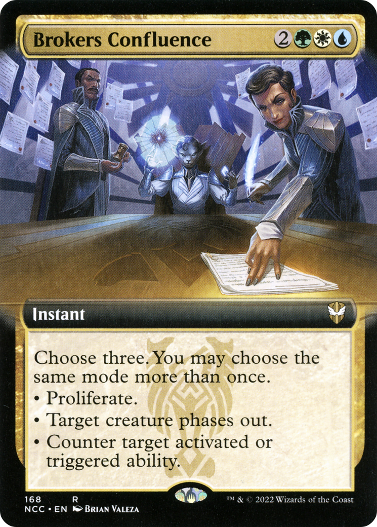 Brokers Confluence (Extended Art) [Streets of New Capenna Commander] | Silver Goblin