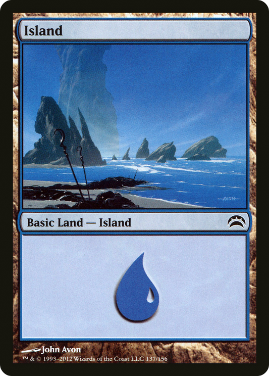 Island (137) [Planechase 2012] Foil