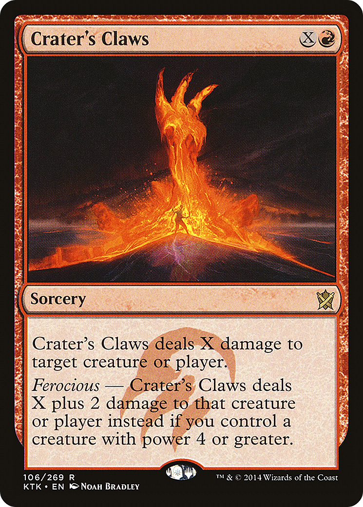 Crater's Claws [Khans of Tarkir] | Silver Goblin