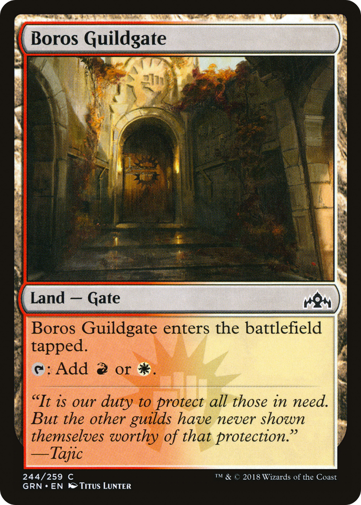 Boros Guildgate (244/259) [Guilds of Ravnica] | Silver Goblin