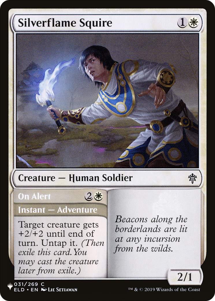 Silverflame Squire // On Alert (ELD-31)