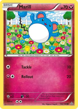 Marill (102/160) [XY: Primal Clash] | Silver Goblin