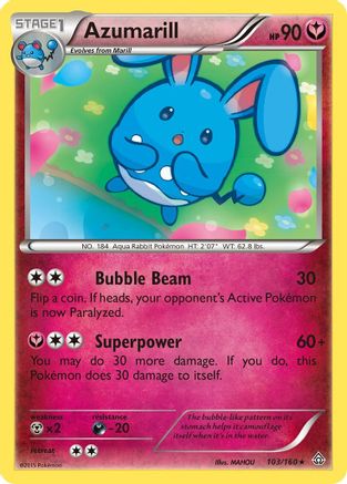 Azumarill (103/160) [XY: Primal Clash] | Silver Goblin