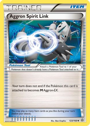 Aggron Spirit Link (123/160) [XY: Primal Clash] | Silver Goblin