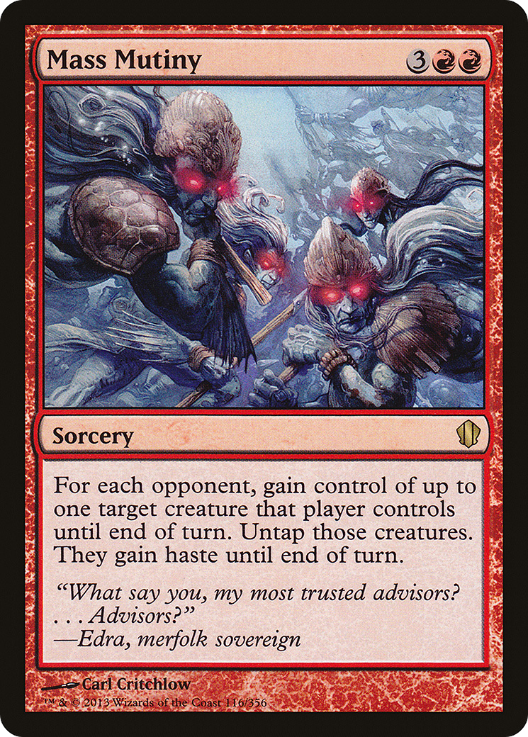 Mass Mutiny [Commander 2013] | Silver Goblin