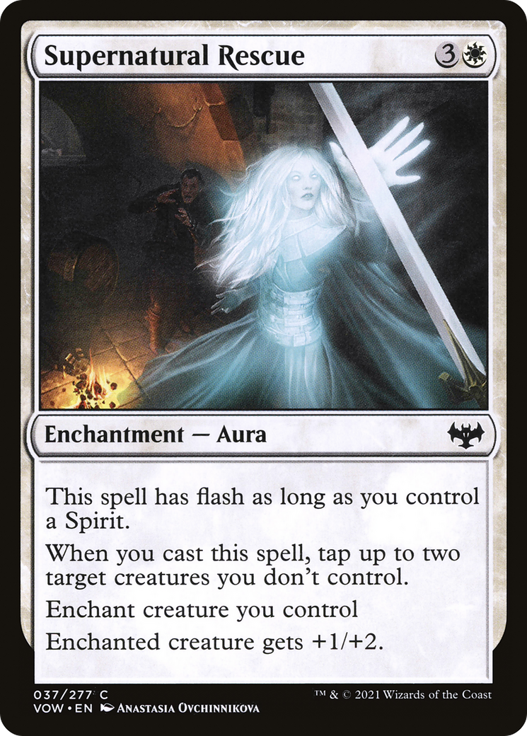 Supernatural Rescue [Innistrad: Crimson Vow] Foil