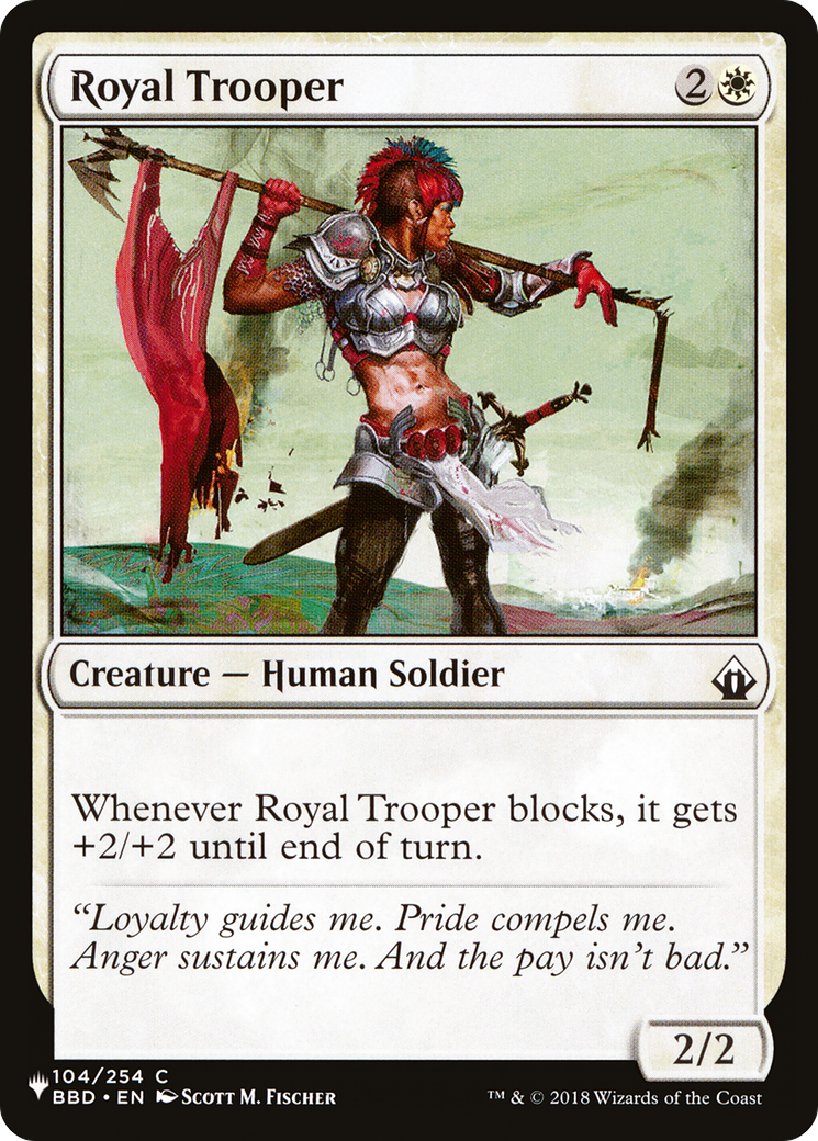 Royal Trooper [The List] Foil