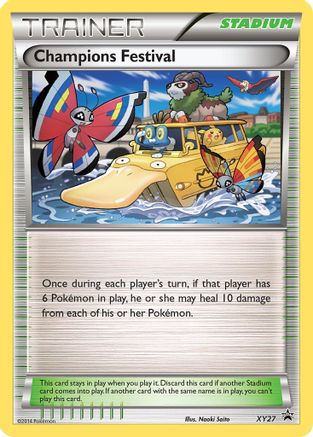 Champions Festival (XY27) (2014) [XY: Black Star Promos] Holofoil