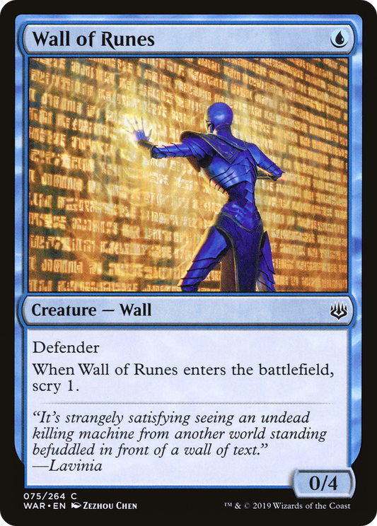 Wall of Runes [War of the Spark]