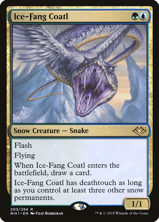 Ice-Fang Coatl [Modern Horizons] | Silver Goblin