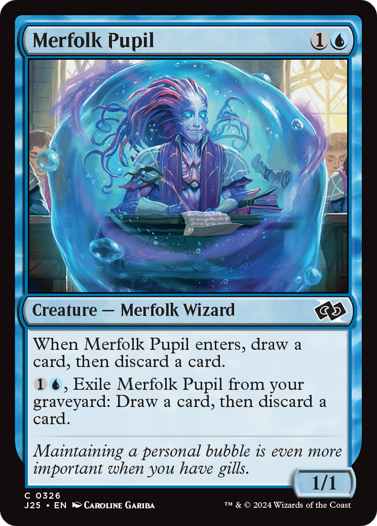 Merfolk Pupil [Foundations Jumpstart] | Silver Goblin