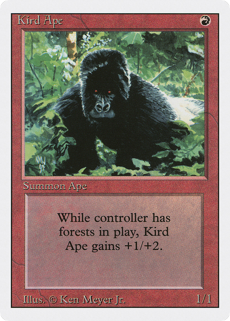 Kird Ape [Revised Edition] | Silver Goblin