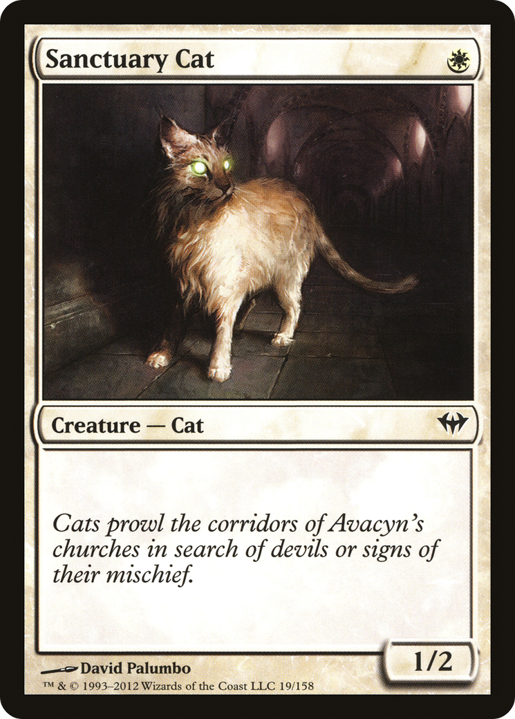 Sanctuary Cat [Dark Ascension] | Silver Goblin