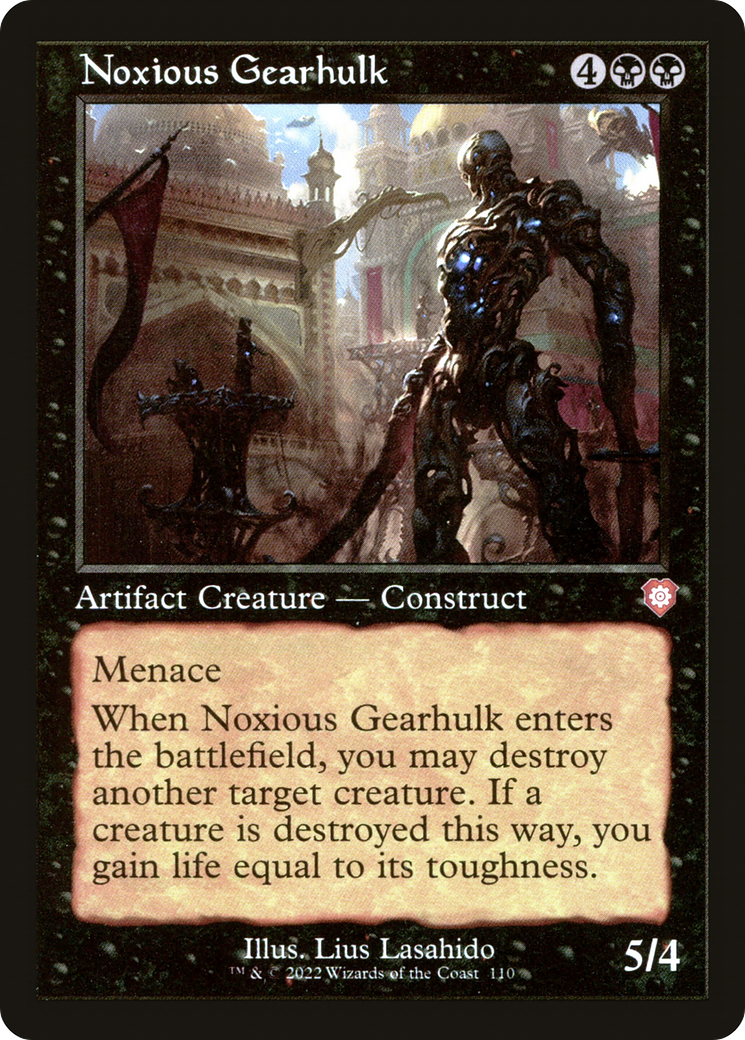 Noxious Gearhulk (Retro) [The Brothers' War Commander] | Silver Goblin