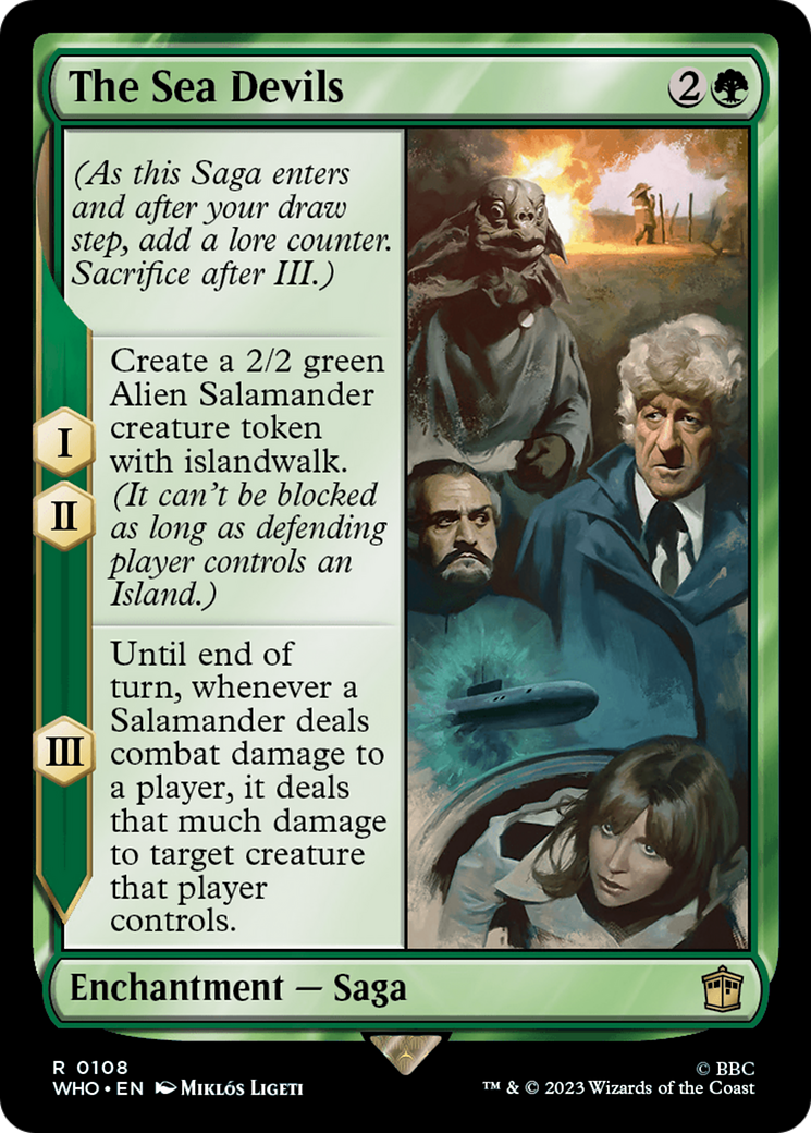 The Sea Devils [Doctor Who] Foil