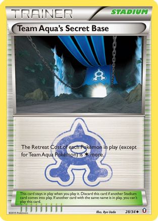 Team Aqua's Secret Base (28/34) [XY: Double Crisis] | Silver Goblin