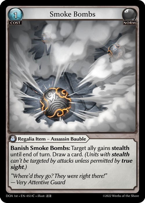 Smoke Bombs (053) [Dawn of Ashes: 1st Edition] Foil