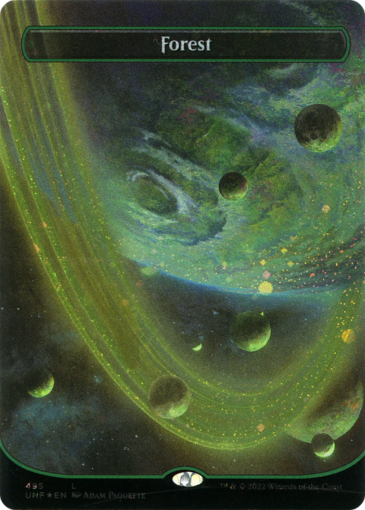 Forest (495) (Orbital Space-ic Land) (Galaxy Foil) [Unfinity]
