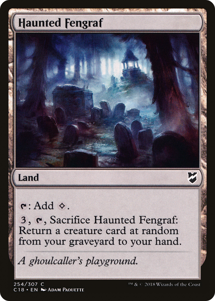 Haunted Fengraf [Commander 2018] | Silver Goblin