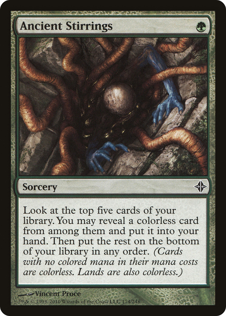 Ancient Stirrings [Rise of the Eldrazi] Foil