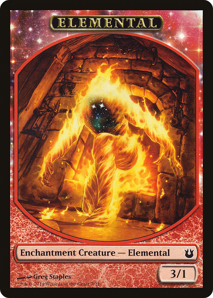 Elemental Token [Born of the Gods Tokens] | Silver Goblin