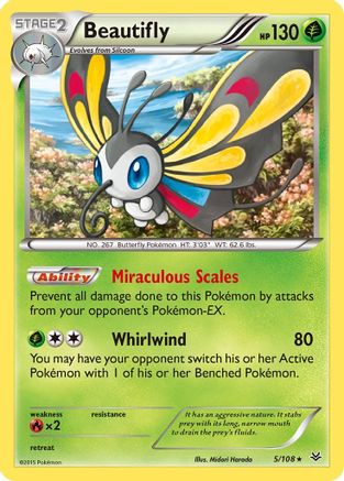 Beautifly (5/108) [XY: Roaring Skies] | Silver Goblin