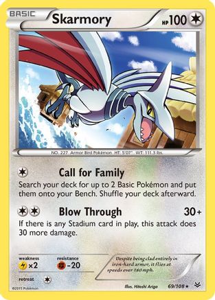 Skarmory (69/108) [XY: Roaring Skies] | Silver Goblin