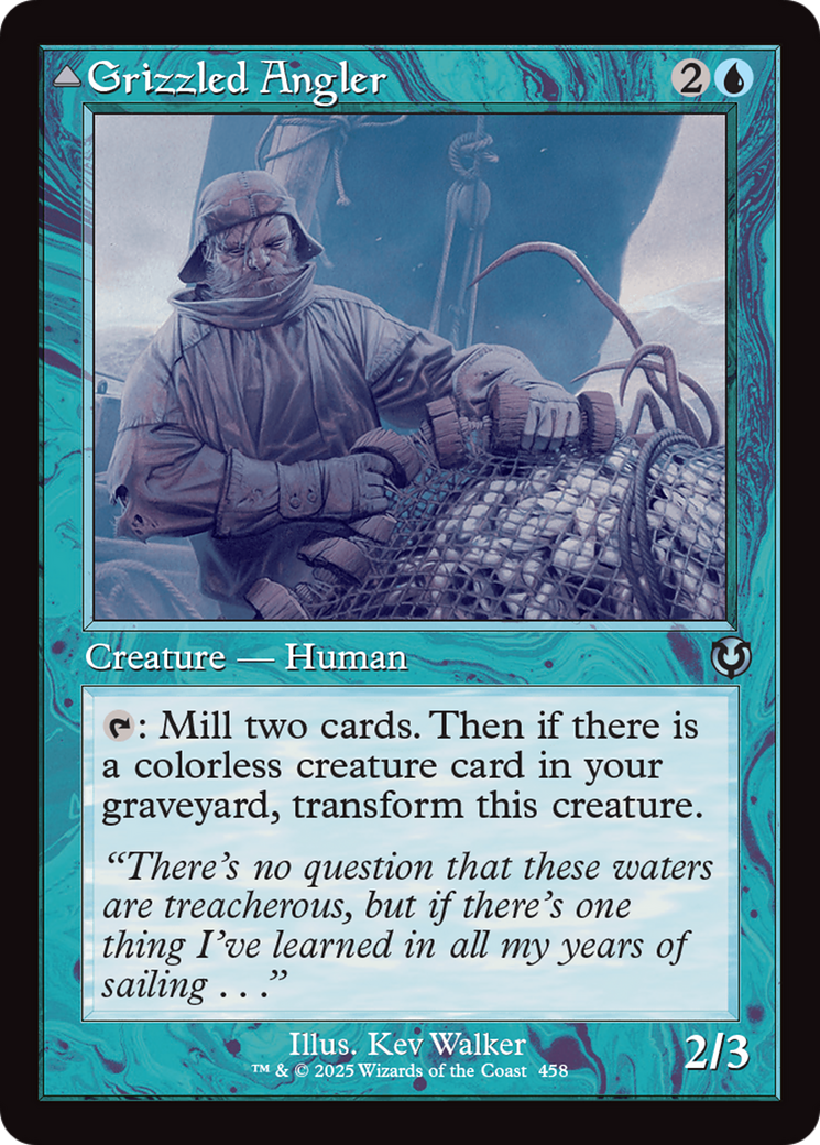 Grizzled Angler (Retro Frame) Foil (458) - Innistrad Remastered