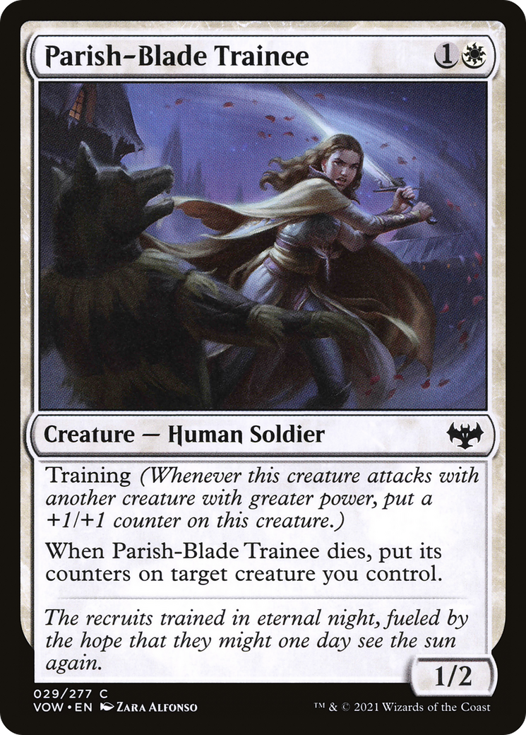 Parish-Blade Trainee [Innistrad: Crimson Vow] | Silver Goblin