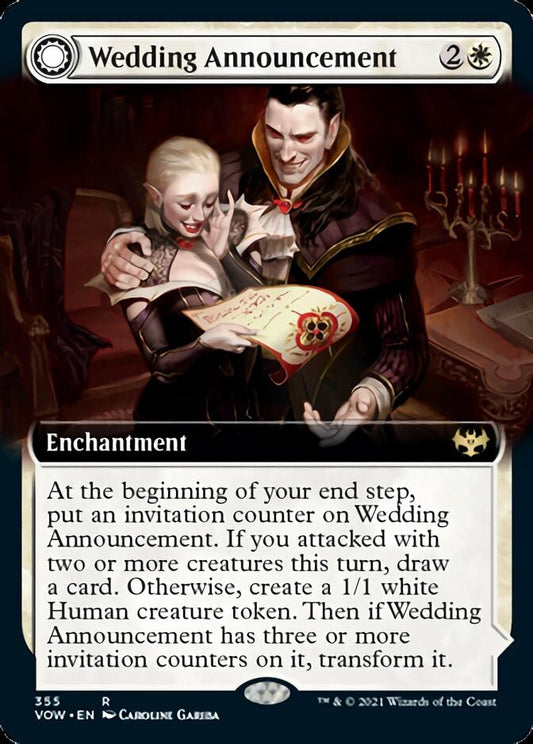 Wedding Announcement // Wedding Festivity (Extended Art) [Innistrad: Crimson Vow] Foil