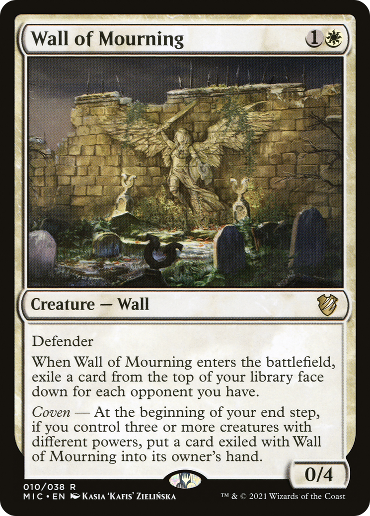 Wall of Mourning [Innistrad: Midnight Hunt Commander]