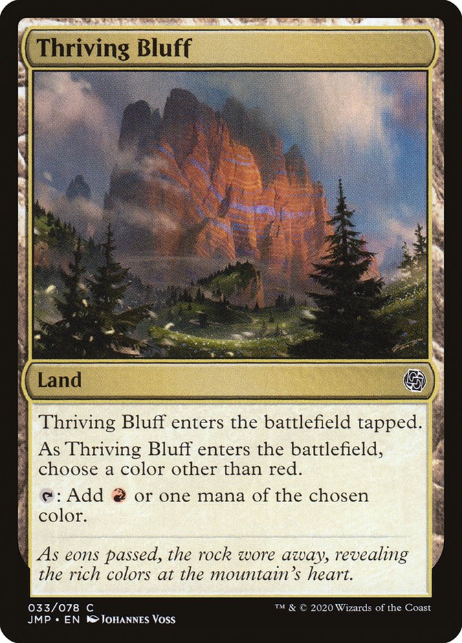 Thriving Bluff [Jumpstart] | Silver Goblin