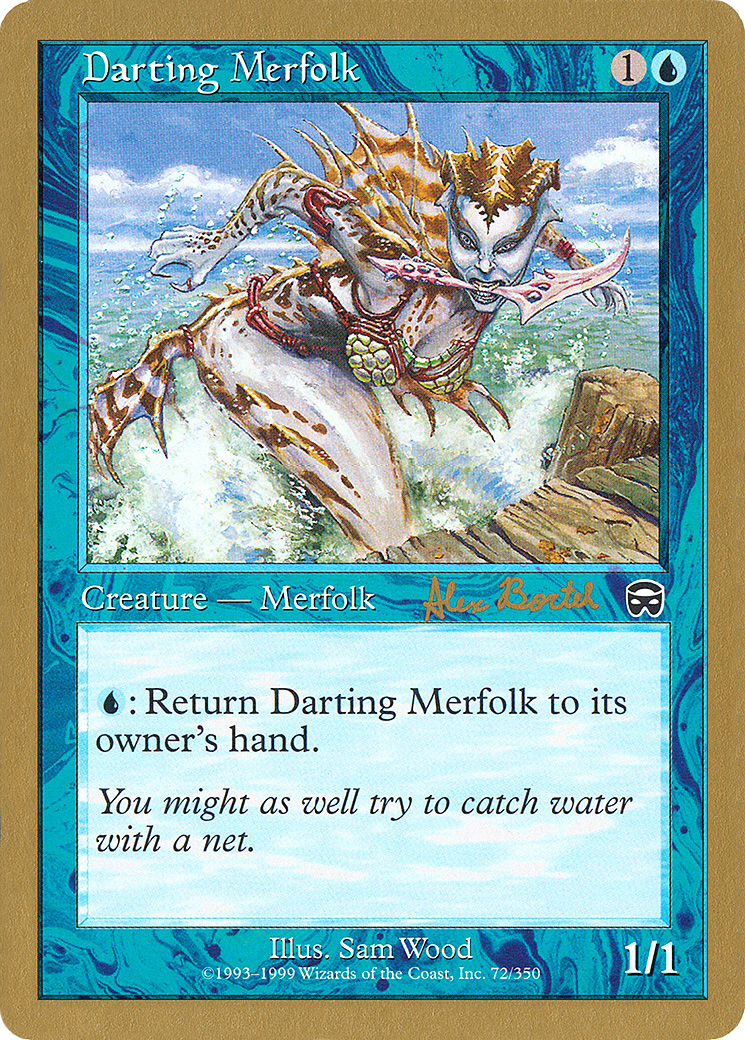 Darting Merfolk (Alex Borteh) [World Championship Decks 2001] | Silver Goblin