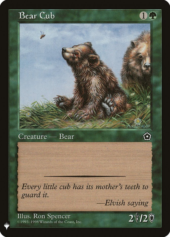 Bear Cub [Mystery Booster] | Silver Goblin