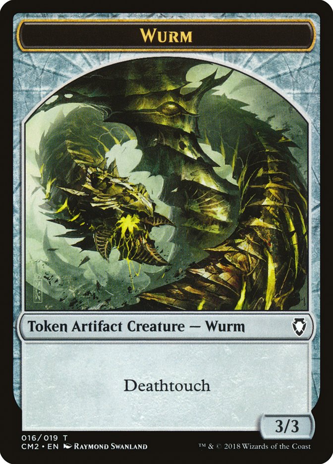 Wurm Token (016/019) [Commander Anthology Volume II Tokens] | Silver Goblin