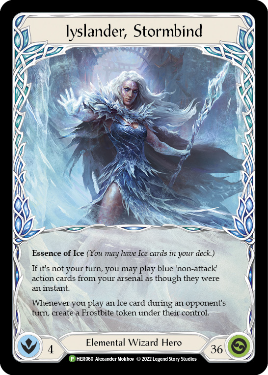 Iyslander, Stormbind [HER060] (Promo)  Cold Foil | Silver Goblin