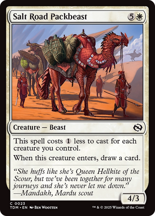 Salt Road Packbeast (023) - Tarkir: Dragonstorm